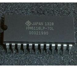HM 6116 LP -70 ( = SRAM 2K x 8 , High Speed CMOS )